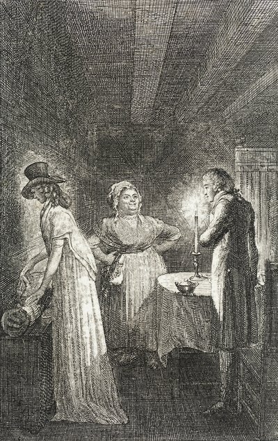 Illusztráció a „Becker 1799-es almanachja” című kiadványhoz alkotó: Daniel Nikolaus Chodowiecki