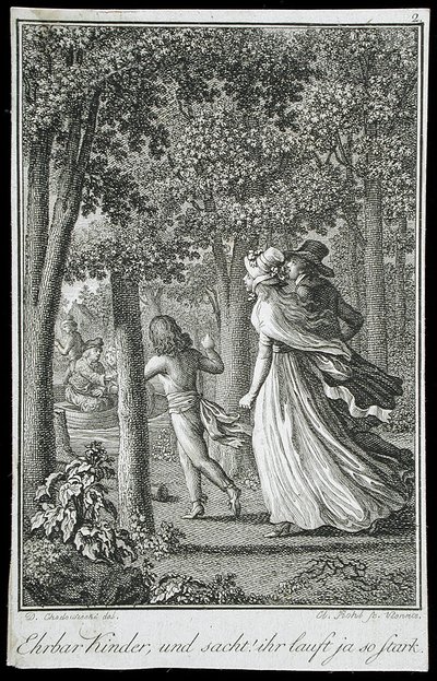 Illusztrációk a „Becker 1798-as almanachja” című kiadványhoz alkotó: Daniel Nikolaus Chodowiecki