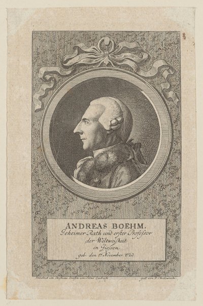 Andreas Boehm portréja alkotó: Daniel Nikolaus Chodowiecki