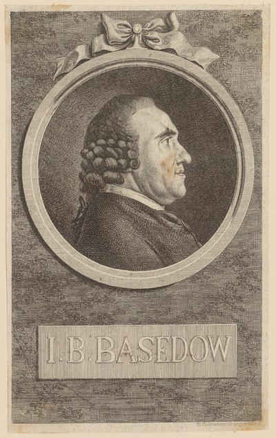 Johannes Bernhard Basedow portréja alkotó: Daniel Nikolaus Chodowiecki