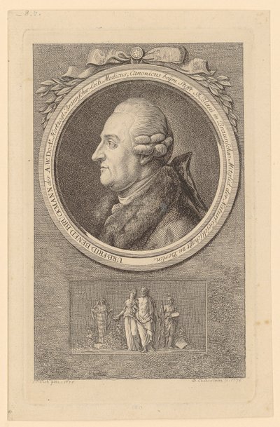 U. F. B. Brückmann portréja alkotó: Daniel Nikolaus Chodowiecki