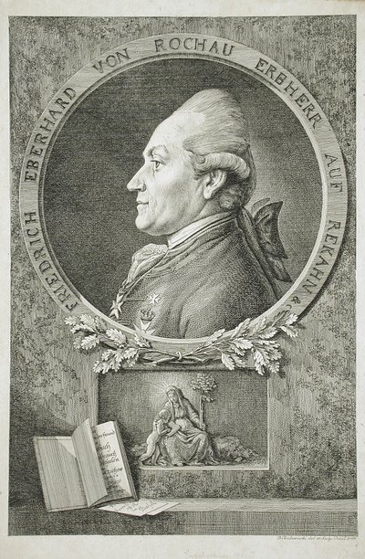 Friedrich Eberhard von Rochau portréja alkotó: Daniel Nikolaus Chodowiecki
