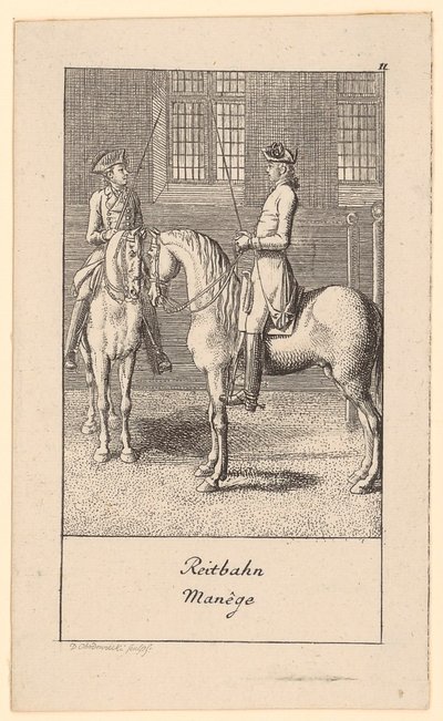 Lovarda alkotó: Daniel Nikolaus Chodowiecki