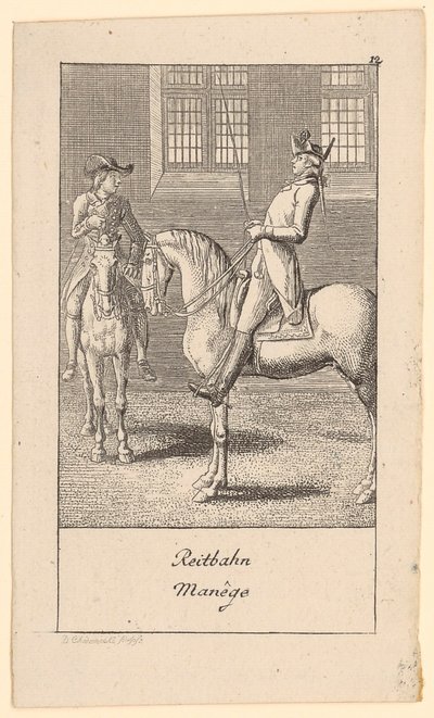 Lovarda alkotó: Daniel Nikolaus Chodowiecki