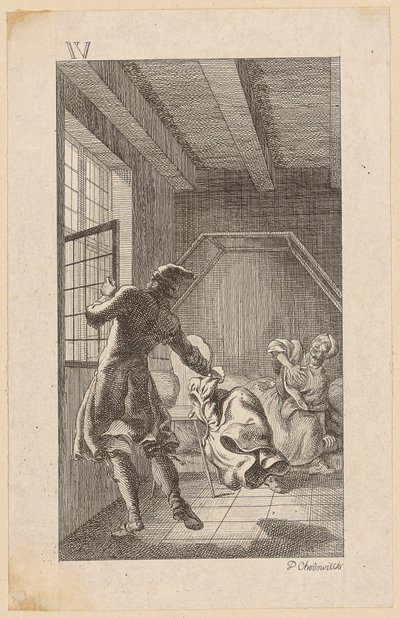 Negyedik felesége alkotó: Daniel Nikolaus Chodowiecki