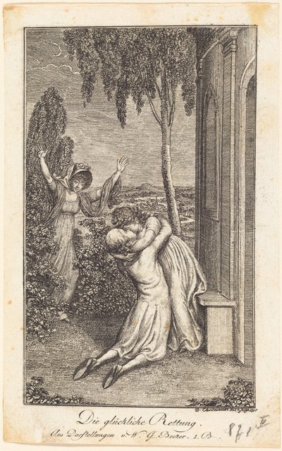 A szerencsés megmentés alkotó: Daniel Nikolaus Chodowiecki