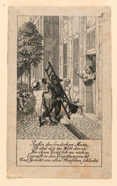 The Retalliation, Illustration for "Königl: Grosbrit [anian] genealogical calendar for the 1780 Year Lauenberg by J.G. Berenberg" alkotó: Daniel Nikolaus Chodowiecki