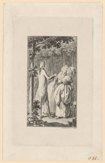 Címlapmetszet Jean-Jacques Rousseau „Heloise” című művéhez alkotó: Daniel Nikolaus Chodowiecki