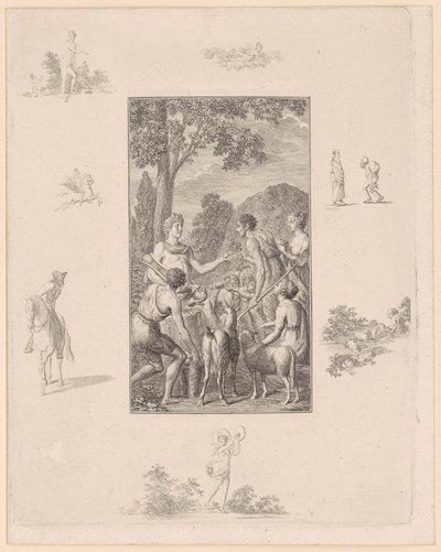 Madame de Genlis „Herbies moreaux” címlaprajza alkotó: Daniel Nikolaus Chodowiecki