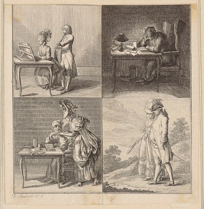 Cím nélkül [VII] alkotó: Daniel Nikolaus Chodowiecki