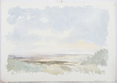 Szent Sziget, 1893 (ceruza és WC papíron) alkotó: Daniel Oliver
