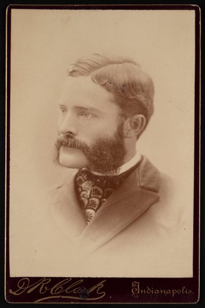 Barton Warren Evermann portréja 1853-1932, 1900 előtt. alkotó: Daniel R Clark