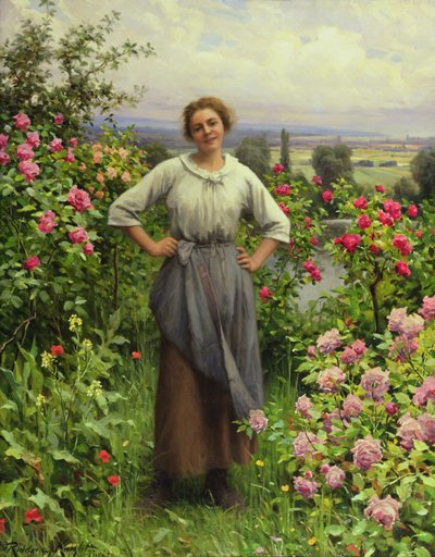 Az élet édes (olaj, tábla) alkotó: Daniel Ridgway Knight