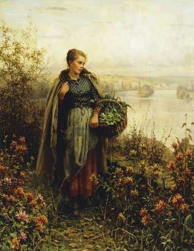 Reggeli hideg, alkotó: Daniel Ridgway Knight