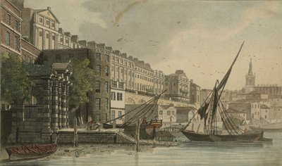 Water Gate, York Buildings, London alkotó: Daniel Turner