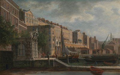 York Water-Gate és az Adelphi alkotó: Daniel Turner