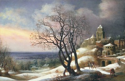 Téli táj, 17. század alkotó: Daniel van Heil