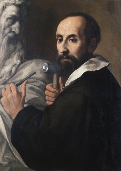 Egy szobrász portréja, 1625 körül (olaj, vászon) alkotó: Daniele Crespi