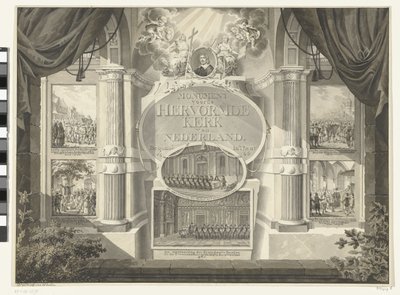 A holland református egyház emlékműve, 1566-ból A holland református egyház emlékműve. 1566-ban kezdődött (cím a tárgyon) alkotó: Daniël Kerkhoff