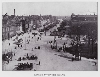 Koppenhága: Kongens Nytorv Med Nyhavn (f/w fotó) alkotó: Danish Photographer
