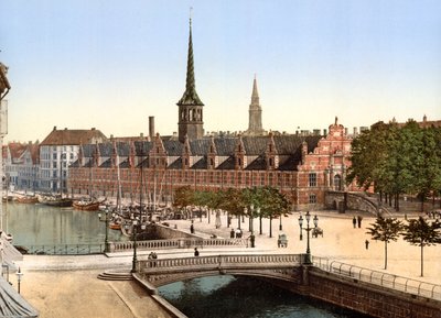 A régi tőzsde, Koppenhága, 1890-1900 alkotó: Danish Photographer
