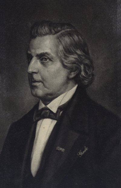 Niels Wilhelm Gade dán zeneszerző, karmester, hegedűművész, orgonista és tanár (1817-1890) alkotó: Danish School