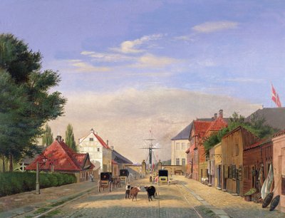 Utcai jelenet alkotó: Danish School