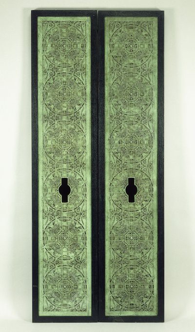 Két liftpanel, 1894-1895 alkotó: Dankmar Adler