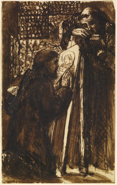 Angelico Paintingtől alkotó: Dante Gabriel Charles Rossetti