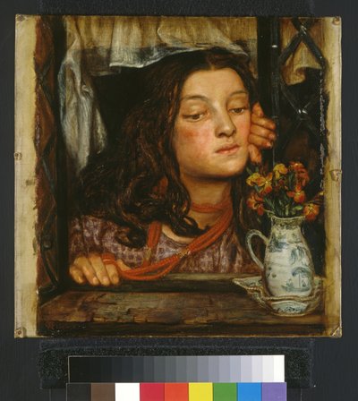 Lány a rácsnál, 1862 alkotó: Dante Gabriel Charles Rossetti