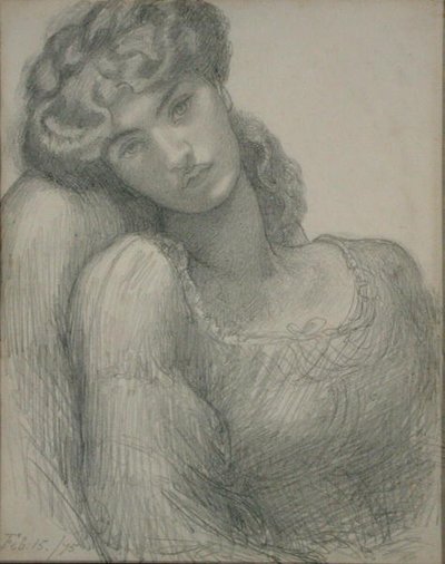 Mrs Morris (1839-1914) alkotó: Dante Gabriel Charles Rossetti