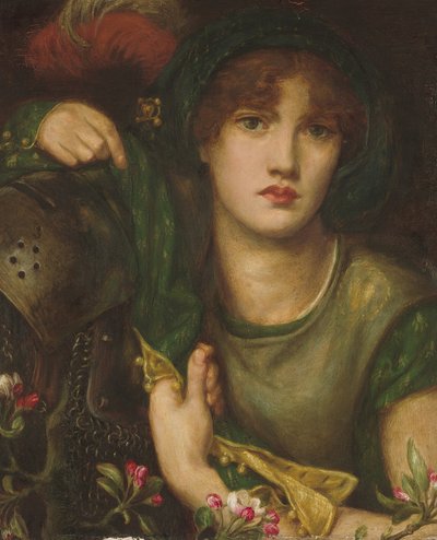 My Lady Greensleeves, 1863 alkotó: Dante Gabriel Charles Rossetti