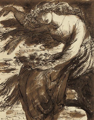 Ophelia, alkotó: Dante Gabriel Charles Rossetti
