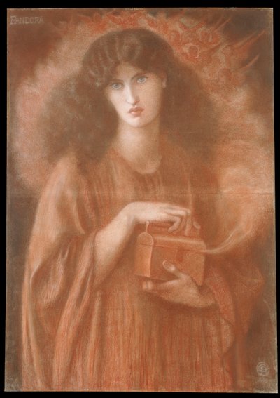 Pandora, 1869 alkotó: Dante Gabriel Charles Rossetti