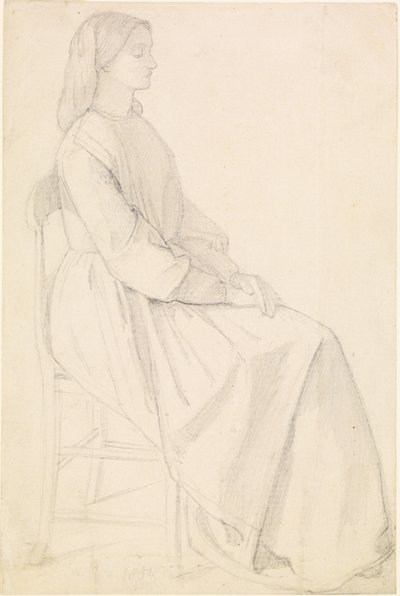Elizabeth Siddal portréja alkotó: Dante Gabriel Charles Rossetti