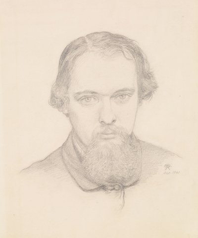 Önarckép alkotó: Dante Gabriel Charles Rossetti
