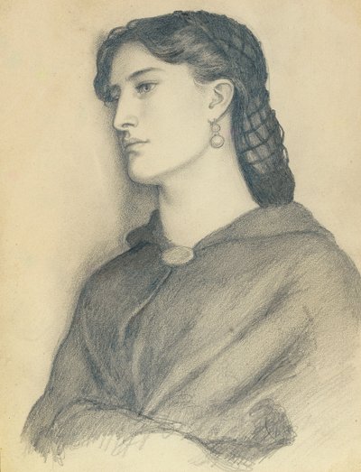 Aggie Manetti tanulmánya alkotó: Dante Gabriel Charles Rossetti