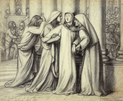 Szűz Mária vigasztalása, 1891 alkotó: Dante Gabriel Charles Rossetti