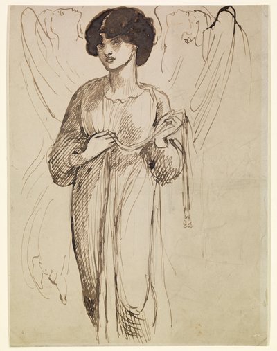 Astarte Syriaca - Figuratanulmány alkotó: Dante Gabriel Rossetti