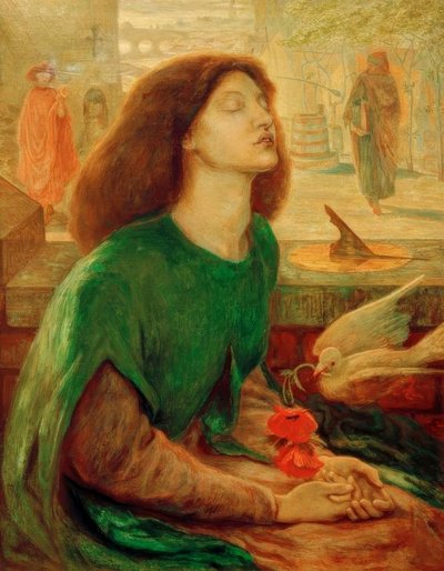 Beáta Beatrix alkotó: Dante Gabriel Charles Rossetti