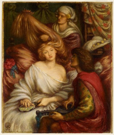 Reggeli zene alkotó: Dante Gabriel Rossetti