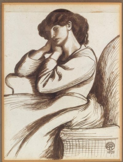 Mrs. William Morris alkotó: Dante Gabriel Charles Rossetti
