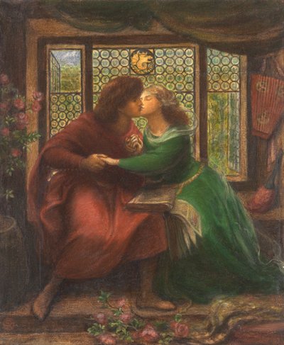 Paolo és Francesca da Rimini alkotó: Dante Gabriel Rossetti