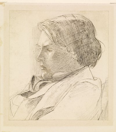 Egy fiatalember portréja alkotó: Dante Gabriel Rossetti