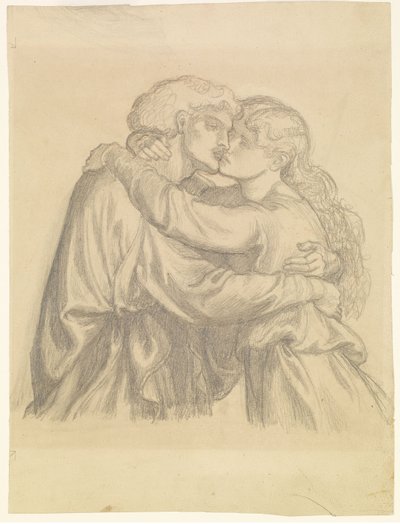 Az áldott Damozel - Tanulmány két szerelmes ölelkezéséről alkotó: Dante Gabriel Rossetti