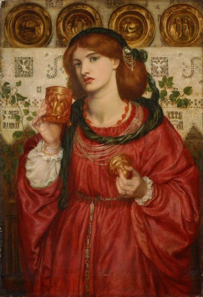 A szerelem csészéje alkotó: Dante Gabriel Rossetti