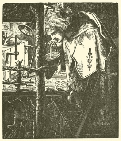 Tennyson verseiből alkotó: Dante Gabriel Charles Rossetti