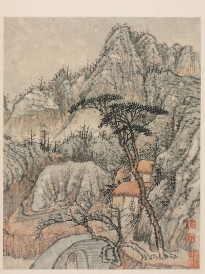 Emlékezések a Qinhuai folyóra, a Qing-dinasztiára alkotó: Daoji Shitao