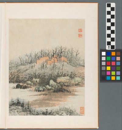 Emlékezések a Qinhuai folyóra, a Qing-dinasztiára alkotó: Daoji Shitao