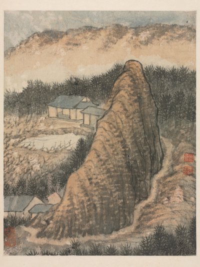 Emlékezések a Qinhuai folyóra, a Qing-dinasztiára alkotó: Daoji Shitao
